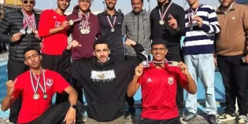 نادي جامعة المنصورة يحصد «المركز الأول» في بطولة بورسعيد الشتوية للسباحة بالزعانف