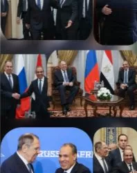 السفارة الروسية بالقاهرة تهنئ وزير الخارجية بعيد ميلاده «الستين»