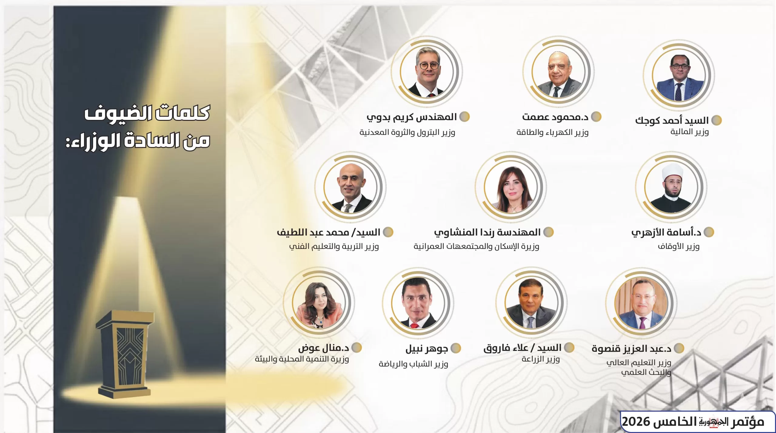 12 عامًا من الكفاح والعمل.. غدًا انطلاق مؤتمر «الجمـهورية» الخامس: «السيسي.. بناء وطن» 5 - جريدة الجمهورية 5 مؤتمر الجمهورية الخامس 2026 صور 4 scaled - جريدة الجمهورية