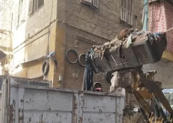 رفع 25 طن مخلفات من شارع الخوارزمى بكرموز غرب الإسكندرية