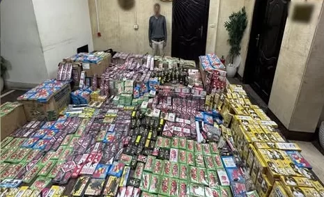 ضربة أمنية قوية.. ضبط 2 مليون قطعة ألعاب نارية بالقاهرة قبل ترويجها 1 - جريدة الجمهورية ضربة أمنية قوية.. ضبط 2 مليون قطعة ألعاب نارية بالقاهرة قبل ترويجها