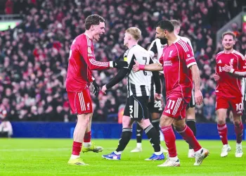 أرقام تاريخية لـ«صلاح» بعد صناعة هدف بمرمى نيوكاسل