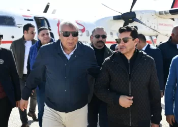 «صبحي» يصل الوادي الجديد في جولة تفقدية موسعة للمنشآت والبرامج الشبابية