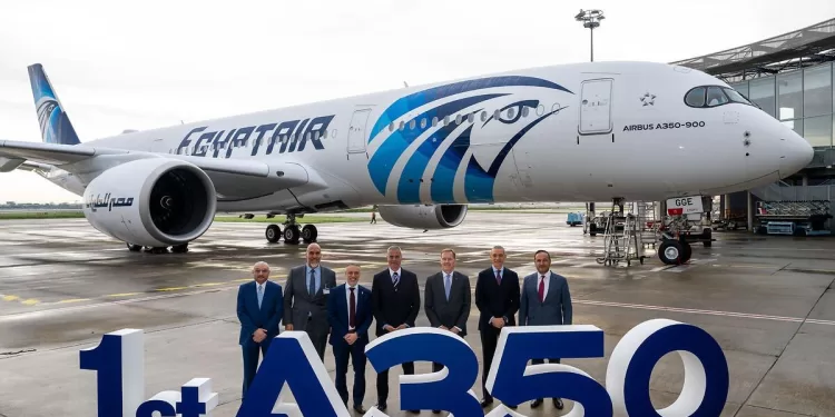 بوقود مستدام وتقنيات ترفيهية عالمية.. مصر للطيران تستقبل أولى طائراتها من طراز «إيرباص A350-900»