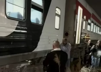 تعطل حركة القطارات بمحطة سيدي جابر إثر خروج قطار عن مساره في الإسكندرية