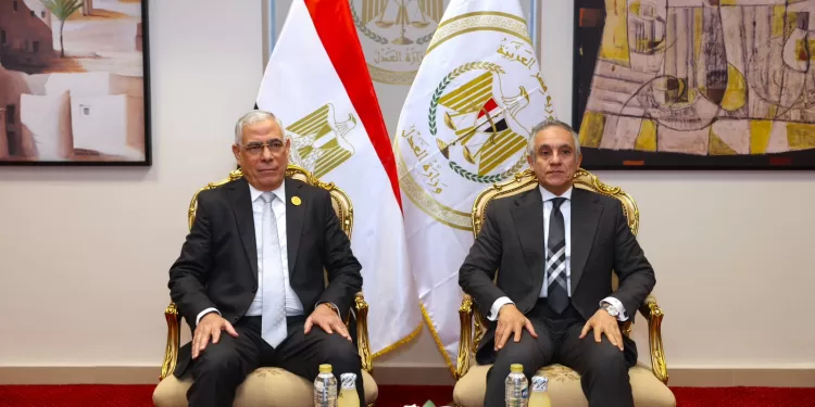وزير العدل يستقبل النائب العام لتهنئته بتولي مهام منصبه