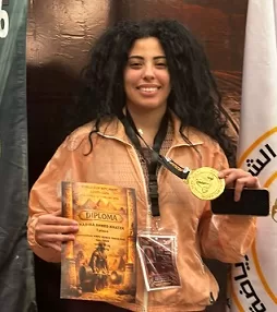 البطلة المصرية حبيبة خاطر تكتسح منافسات «البنش برس» وتُتوج بالذهب 1 - جريدة الجمهورية البطلة المصرية حبيبة خاطر تكتسح منافسات «البنش برس» وتُتوج بالذهب