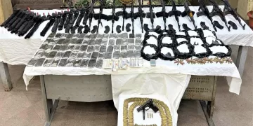 مصرع 5 هاربين من المؤبد بعد معركة بالرصاص.. سقطوا بـ«طن سموم مخدرة» بـ120 مليون جنيه و96 بندقية