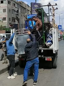 رفع 150 حالة إشغال في حملة مكبرة لشوارع حي إمبابة خلال شهر رمضان 1 - جريدة الجمهورية رفع 150 حالة إشغال في حملة مكبرة لشوارع حي إمبابة خلال شهر رمضان