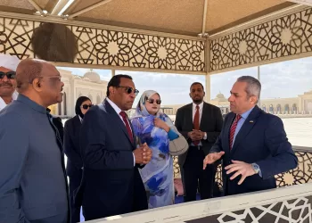 رئيس وزراء السودان يتفقد «العاصمة الجديدة».. ويشيد بالنهضة العمرانية المصرية من قمة البرج الأيقوني
