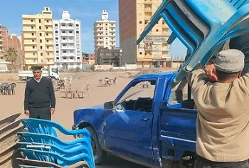 رفع 736 حالة إشغال طريق خلال حملات مكبرة في 3 مراكز بالبحيرة
