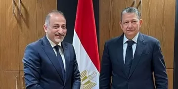 المندوب الدائم لدولة فلسطين يلتقي مساعد وزير الخارجية المصري لشؤون المراسم