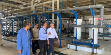رئيس مياه البحر الأحمر يتفقد مواقع الشركة بالشلاتين ورأس حدربة