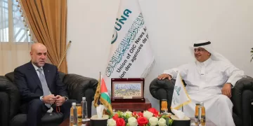 قاضي قضاة فلسطين يزور اتحاد وكالات أنباء دول منظمة التعاون الإسلامي (يونا) في جدة