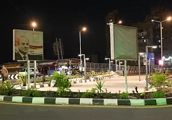 محافظ البحيرة تفتتح ميدان المحطة بدمنهور بعد التطوير