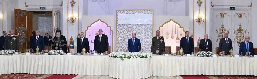 البابا تواضروس الثاني يشارك في إفطار القوات المسلحة السنوي بحضور الرئيس السيسي 2 - جريدة الجمهورية 1 7 - جريدة الجمهورية