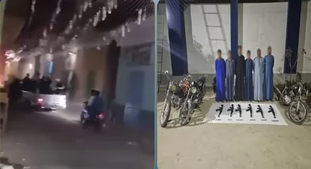 فيديو | القبض على 6 متهمين روعوا الأهالي بالرصاص «الآلي» في حفل زفاف 1 - جريدة الجمهورية فيديو | القبض على 6 متهمين روعوا الأهالي بالرصاص «الآلي» في حفل زفاف
