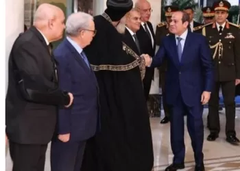 البابا تواضروس الثاني يشارك في إفطار القوات المسلحة السنوي بحضور الرئيس السيسي 2 - جريدة الجمهورية البابا تواضروس الثاني يشارك في إفطار القوات المسلحة السنوي بحضور الرئيس السيسي