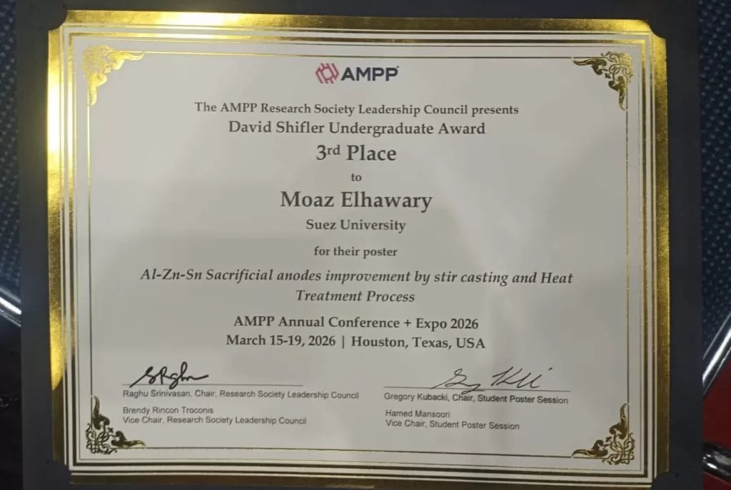 فوز كلية هندسة البترول والتعدين بالسويس بالمركز الثالث عالمياً في مسابقة David Shifler Award بأمريكا 3 - جريدة الجمهورية 33 - جريدة الجمهورية