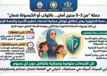 بشعار «من 3-5 سنين أمان».. انطلاق قوافل مجانية لتنظيم الأسرة والصحة الإنجابية بالدقهلية 2 - جريدة الجمهورية بشعار «من 3-5 سنين أمان».. انطلاق قوافل مجانية لتنظيم الأسرة والصحة الإنجابية بالدقهلية