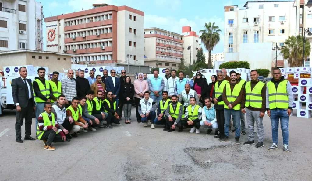 جاكلين عازر تشهد اصطفاف الدفعة الثانية من قوافل دعم 3000 أسرة بالبحيرة 2 - جريدة الجمهورية WhatsApp Image 2026 03 05 at 12.45.40 PM - جريدة الجمهورية