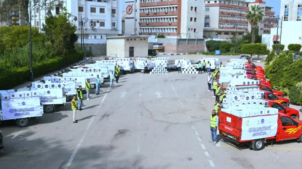 جاكلين عازر تشهد اصطفاف الدفعة الثانية من قوافل دعم 3000 أسرة بالبحيرة 3 - جريدة الجمهورية WhatsApp Image 2026 03 05 at 12.45.40 PM 2 - جريدة الجمهورية