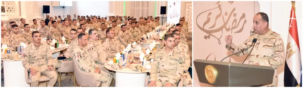 الفريق أشرف سالم زاهر يلتقى مقاتلى قوات الدفاع الجوى ويشاركهم تناول وجبة الإفطار 3 - جريدة الجمهورية WhatsApp Image 2026 03 08 at 2.20.38 PM - جريدة الجمهورية