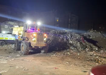 رفع 410 أطنان مخلفات من شارع الشوربجي بكفر الجبل استجابة لشكاوى المواطنين