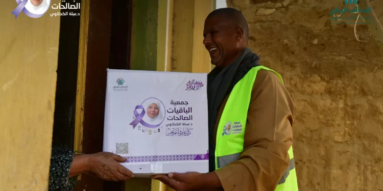 «الباقيات الصالحات» تُدشن حملتها الرمضانية بتوزيع كراتين المواد الغذائية بقرى بني سويف