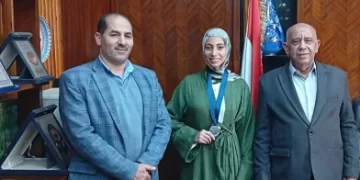 طالبة بـ«التعاون الزراعي» تحصد فضية الكاراتيه في دورة الشهيد الرفاعي
