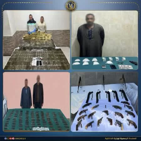 مصرع ثلاثة عناصر إجرامية في مداهمات أمنية بقنا والغربية واستشهاد شرطي.. سقطوا بنصف طن من السموم المخدرة و113 بندقية 5 - جريدة الجمهورية WhatsApp Image 2026 03 19 at 5.30.05 PM 4 - جريدة الجمهورية