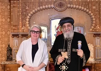 البابا تواضروس يستقبل سفيرة فنلندا بالقاهرة 5 - جريدة الجمهورية البابا تواضروس يستقبل سفيرة فنلندا بالقاهرة