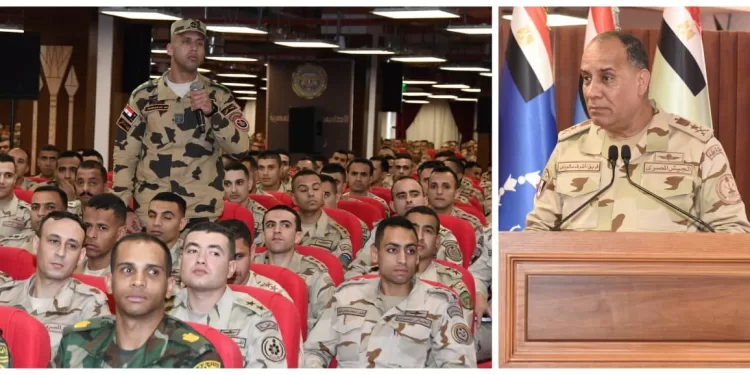 الفريق أشرف سالم زاهر يلتقى عدداً من الدارسين والطلاب بالأكاديميات والكليات والمعاهد العسكرية