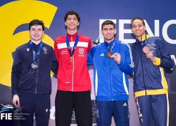 وزير الشباب والرياضة يهنئ يوسف شامل بذهبية العالم للسلاح بالبرازيل