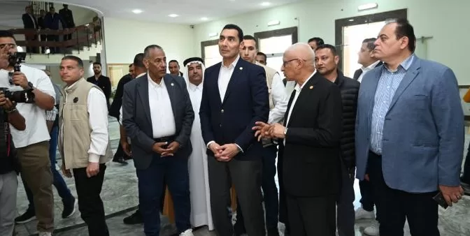 وزير الشباب والرياضة ومحافظ شمال سيناء يبحثان سبل تعزيز التنمية البشرية بالمحافظة 3 - جريدة الجمهورية 2 176 - جريدة الجمهورية