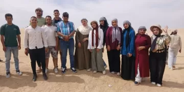 بمشاركة عميد الكلية.. جامعة حلوان التكنولوجية الدولية تُنظم رحلتها الأولى لـ «الفيوم»