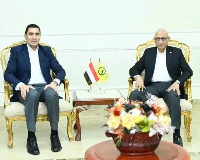 وزير الشباب والرياضة ومحافظ شمال سيناء يبحثان سبل تعزيز التنمية البشرية بالمحافظة 1 - جريدة الجمهورية وزير الشباب والرياضة ومحافظ شمال سيناء يبحثان سبل تعزيز التنمية البشرية بالمحافظة