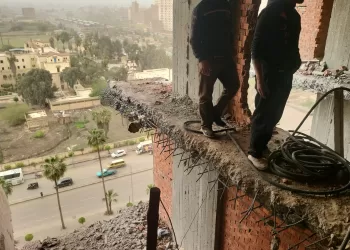 حملة لإزالة المباني المخالفة بحي ثان المحلة الكبرى واتخاذ الإجراءات القانونية تجاه المخالفين