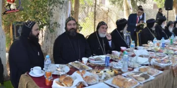 البابا تواضروس يحتفل بشم النسيم فى دير وادى النطرون