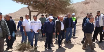 وزيرا «النقل» و«الكهرباء» في جولة ميدانية بجبل الجلالة لتنفيذ مشروعات عملاقة لطاقة الرياح