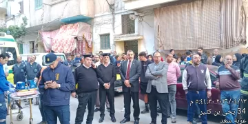 النيابة تحقق في انهيار جزئي بعقار في «النزهة» وسط الإسكندرية