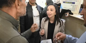 عازر تتفقد المركز التكنولوجي بحوش عيسى وتوجه بتسريع وتيرة العمل