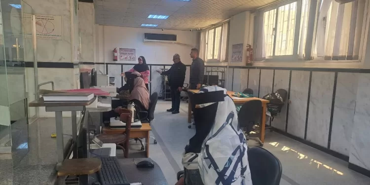 متابعة ميدانية مكثفة لمنظومة التصالح ببلطيم لتسهيل خدمات المواطنين