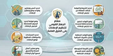 «تنظيم الإعلانات على الطرق العامة» يستعرض اختصاصاته التنظيمية والمعايير الجديدة للترخيص