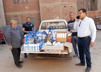 ضبط 8320 «قرص غلة» غير مصرح بتداولها وكميات من اللحوم والمبيدات الفاسدة بكوم حمادة