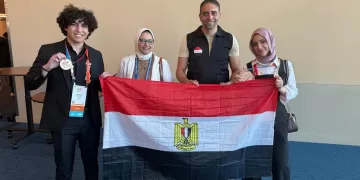بعثة معرض مكتبة الإسكندرية للعلوم والهندسة تحقق إنجازًا عالميًا جديدًا