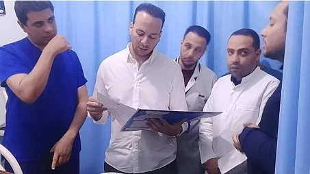 وكيل صحة البحيرة يفاجئ مستشفى «حوش عيسى المركزي» لمتابعة سير العمل والالتزام بالبروتوكولات الطبية 1 - جريدة الجمهورية وكيل صحة البحيرة يفاجئ مستشفى «حوش عيسى المركزي» لمتابعة سير العمل والالتزام بالبروتوكولات الطبية