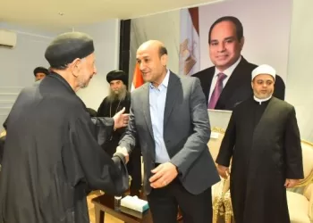 محافظ أسيوط يستقبل وفود القيادات الإسلامية والمسيحية للتهنئة بعيد الأضحى 4 - جريدة الجمهورية محافظ أسيوط يستقبل وفود القيادات الإسلامية والمسيحية للتهنئة بعيد الأضحى