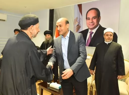 محافظ أسيوط يستقبل وفود القيادات الإسلامية والمسيحية للتهنئة بعيد الأضحى