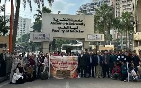 جامعة الإسكندرية تنظم قافلة طبية وزراعية متكاملة لخدمة أهالي «كفر زيادة» بالبحيرة